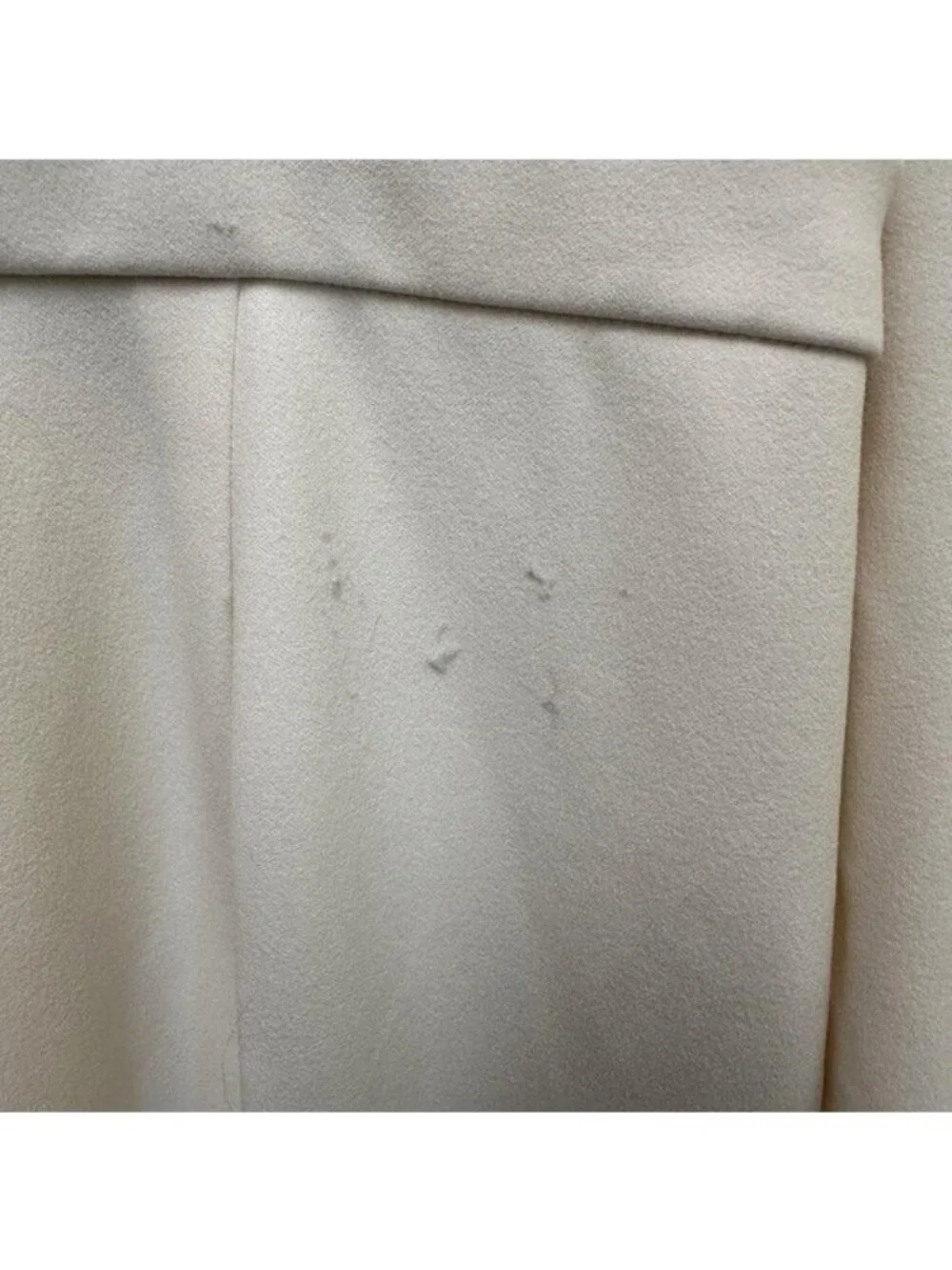 Lauren Ralph Lauren Jumpsuit Sz 16 Off White Bridal V Neck Wide Leg Frill Sleeve - Picture 9 of 10